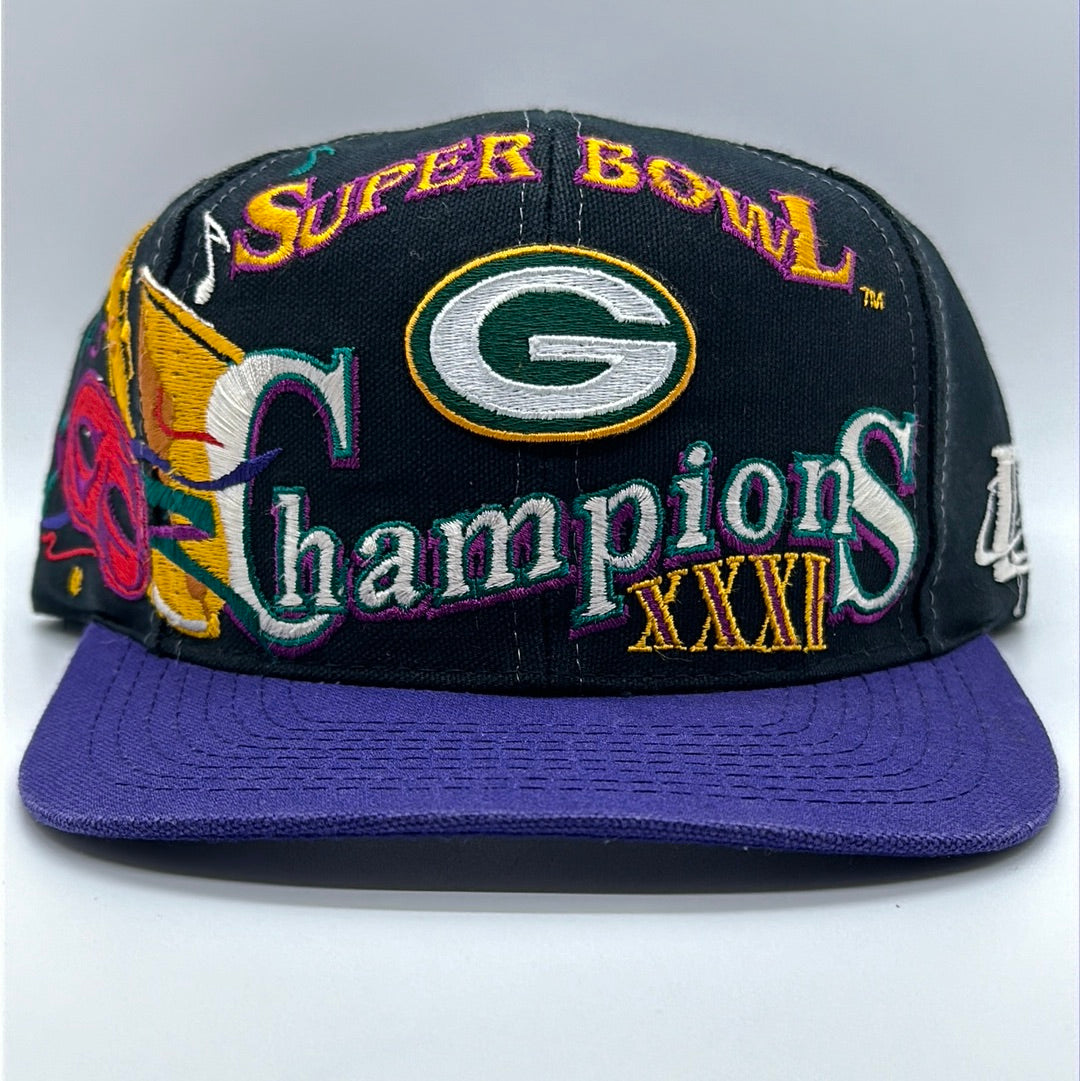 1997 Logo Athletic Super Bowl XXXI Champions Green Bay Packers NFL Sna