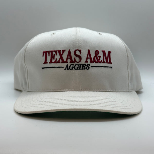 White Texas A&M University Snapback