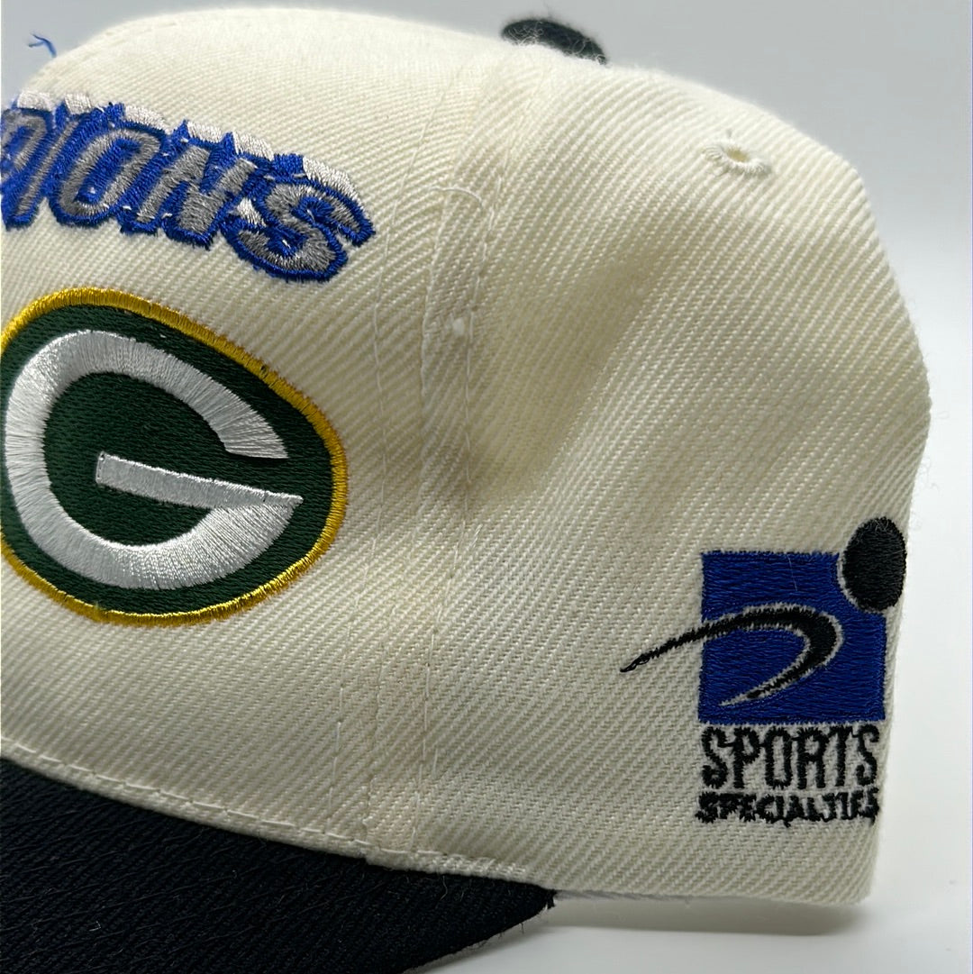 Vintage Sports Specialties Snapback Hat Green Bay Packers G Logo￼ Wool  Blend