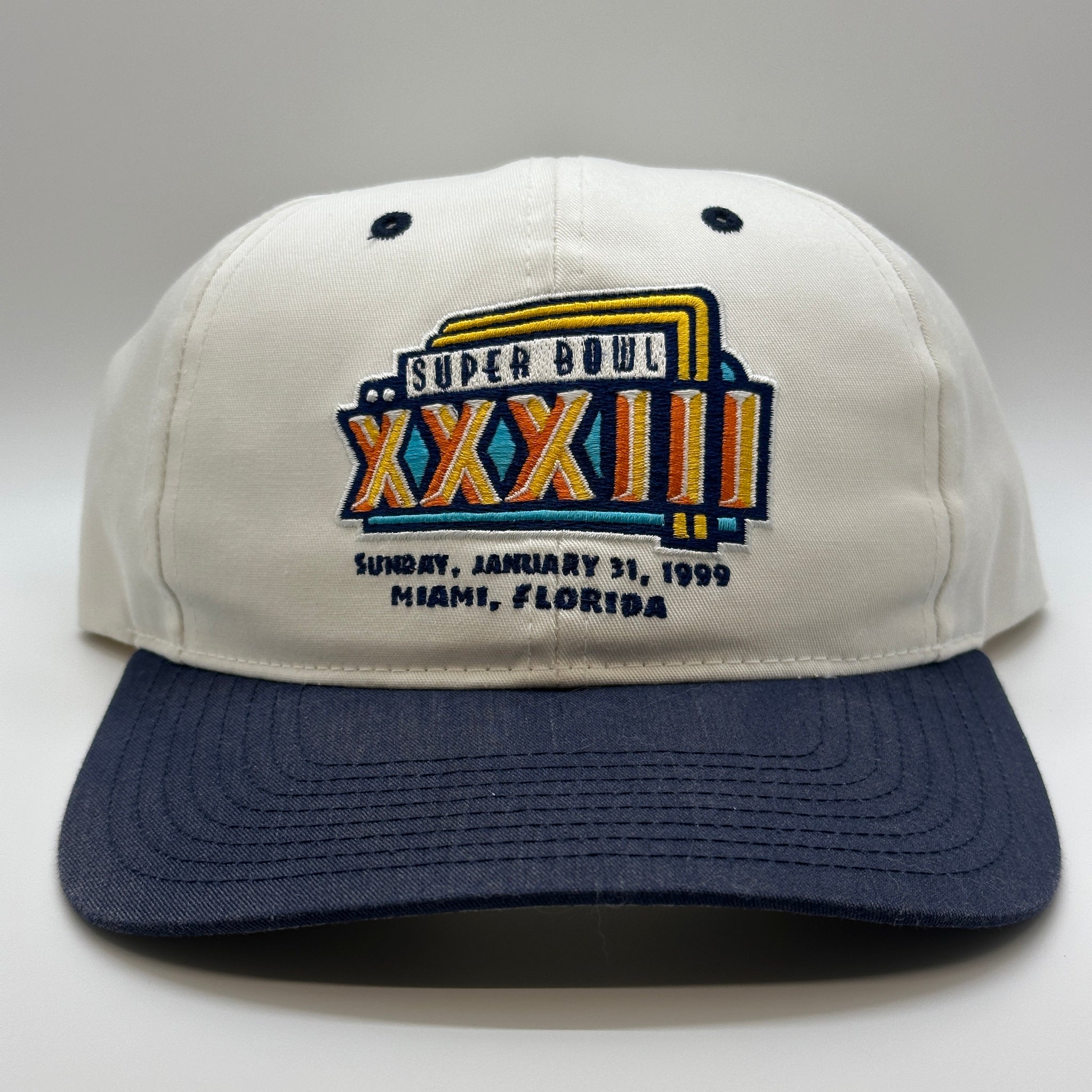 1999 Super Bowl XXXIII NFL Denver Broncos vs Atlanta Falcons Snapback