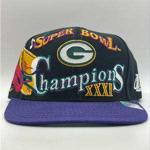 Logo Athletic Green Bay Packers Super Bowl XXXI Champions NFL Snapback