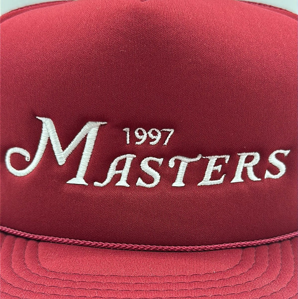 Standford Maroon 1997 Masters Script Trucker Snapback