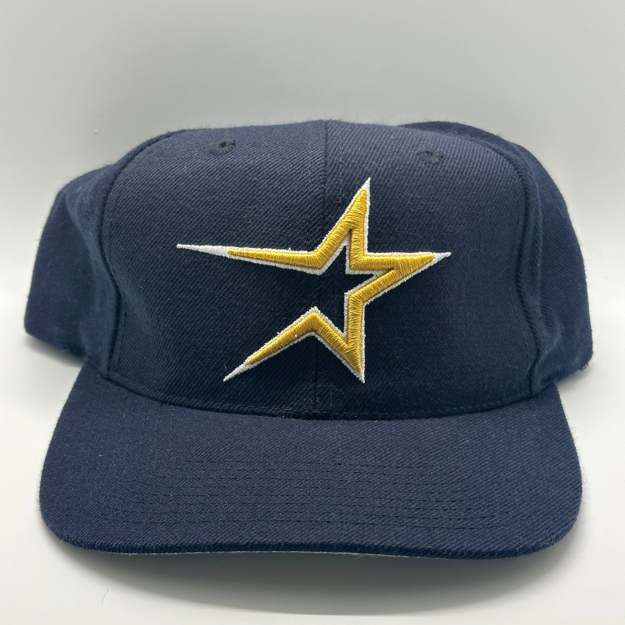 1990s Vintage Gold Star G Cap Houston Astros MLB Plain Logo Snapback