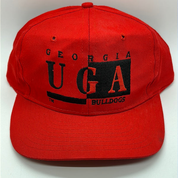 University of Georgia Bulldogs Red Snapback