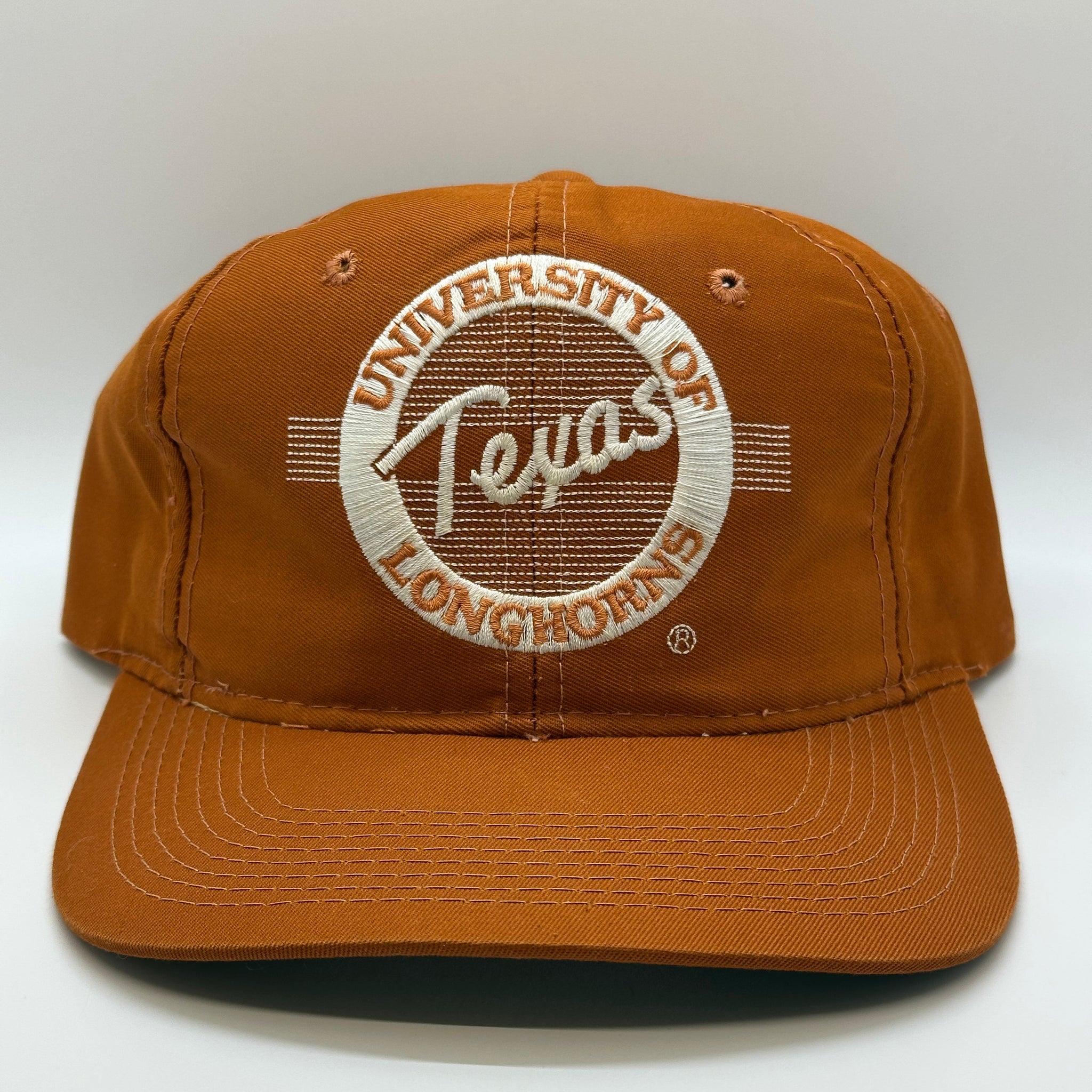 1980s The Game University of Texas Longhorns Circle Logo Snapback