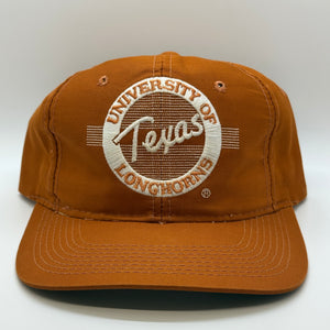 1980s The Game University of Texas Longhorns Circle Logo Snapback