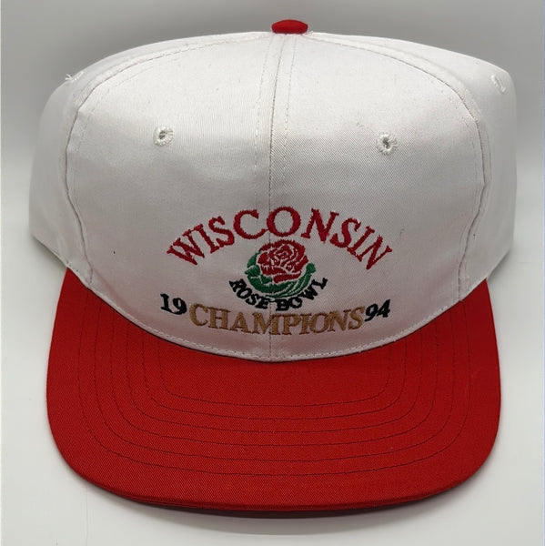 1994 White Rose Bowl Champions University of Wisconsin Snapback