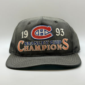 Faded Starter 1993 Stanley Cup Champions Montreal Canadiens NHL Snapback