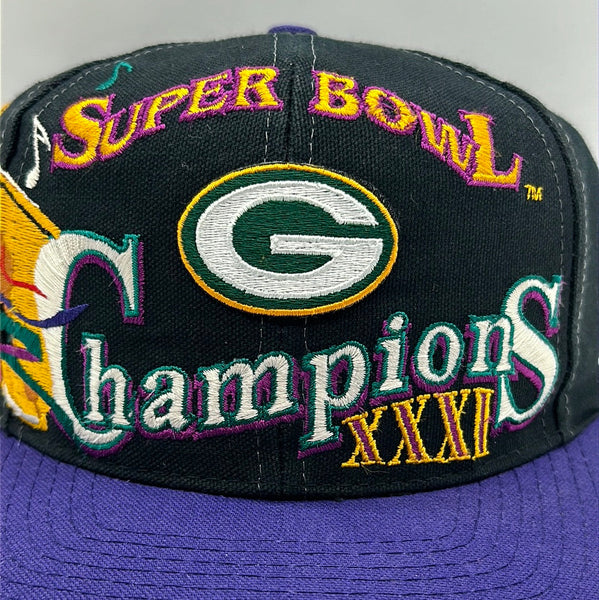 1997 Logo Athletic Super Bowl XXXI Champions Green Bay Packers NFL Snapback