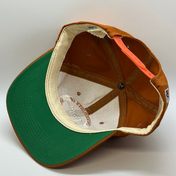 1980s The Game University of Texas Longhorns Circle Logo Snapback