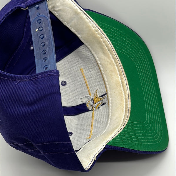 Minnesota Vikings Split Bar Purple Twill NFL Snapback