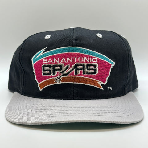 NBA Spurs Big Logo Vintage Logo Snapback