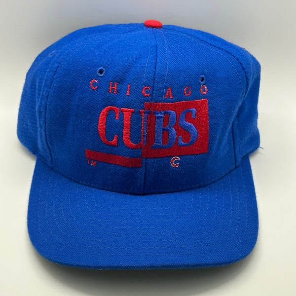 Signature Chicago Cubs MLB Wool Blue Red Snapback