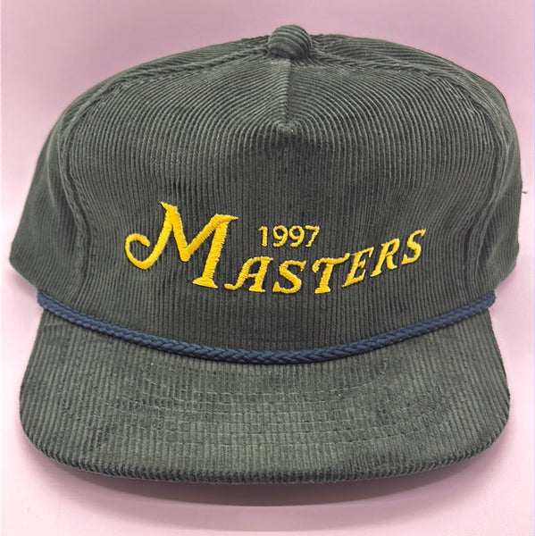 THE AUGUSTA GREEN - 1997 Masters Corduroy Rope Youngan Snapback