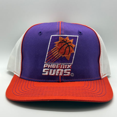 Starter White Tag Twill Phoenix Suns Pinwheel NBA Snapback