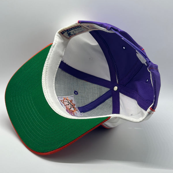 Starter White Tag Twill Phoenix Suns Pinwheel NBA Snapback