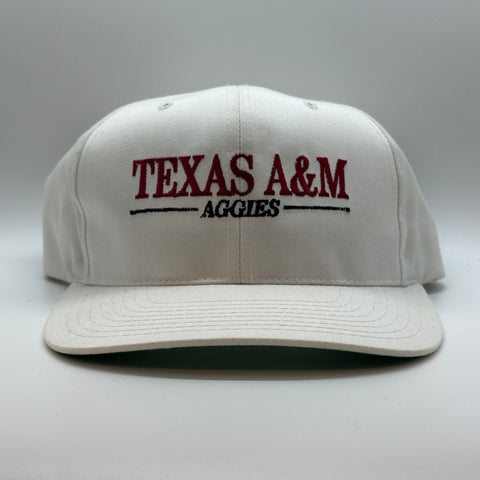 White Texas A&M University Snapback
