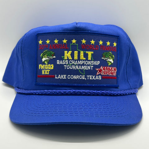 10th Annual KILT Bass Championship Tournament Lake Conroe Texas Rope Snapback