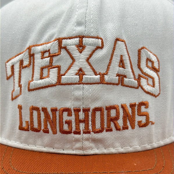 White/Orange University of Texas Arch Snapback