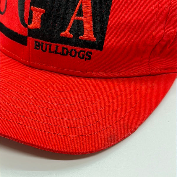 University of Georgia Bulldogs Red Snapback