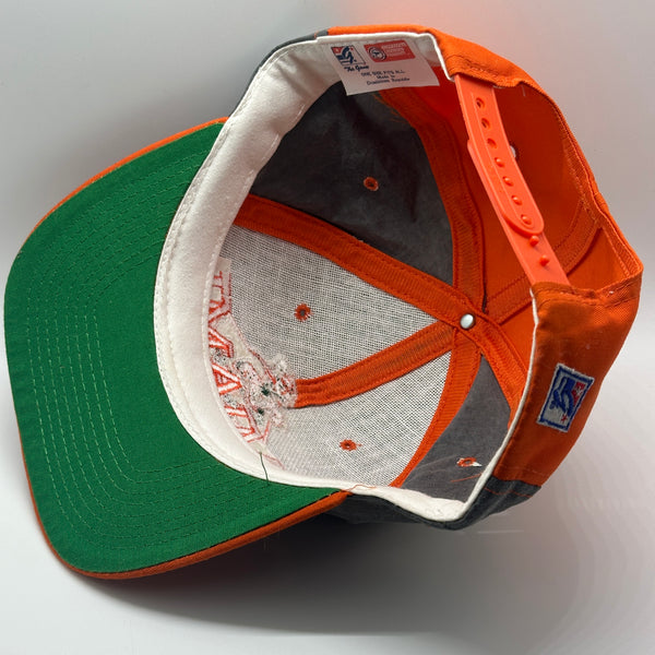 The Game University of Miami Arch Block Letter Snapback