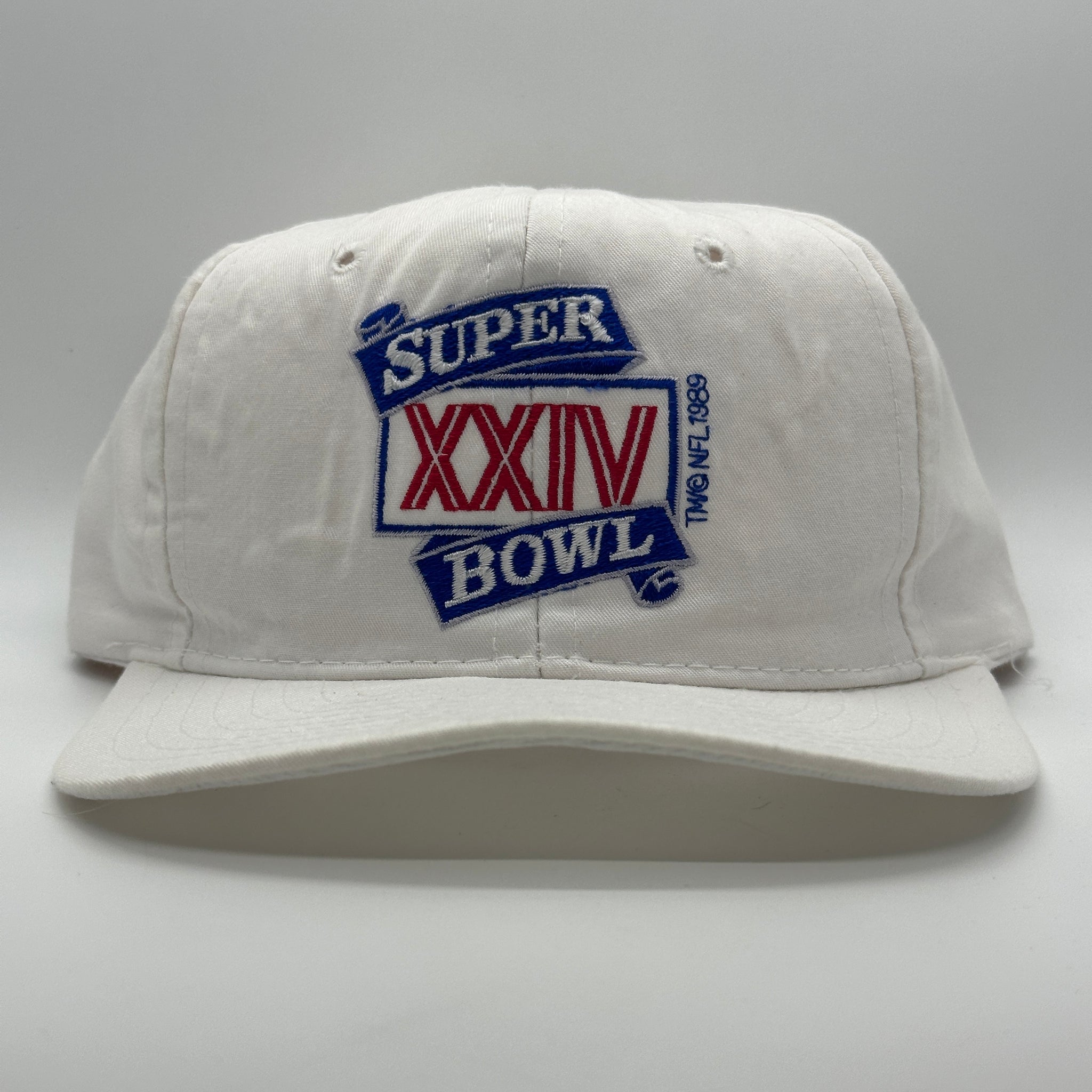 1989 Super Bowl XXIV White Teill Snapback