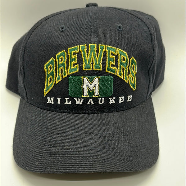 Milwaukee Brewers Arch Pine Green MLB Strapback