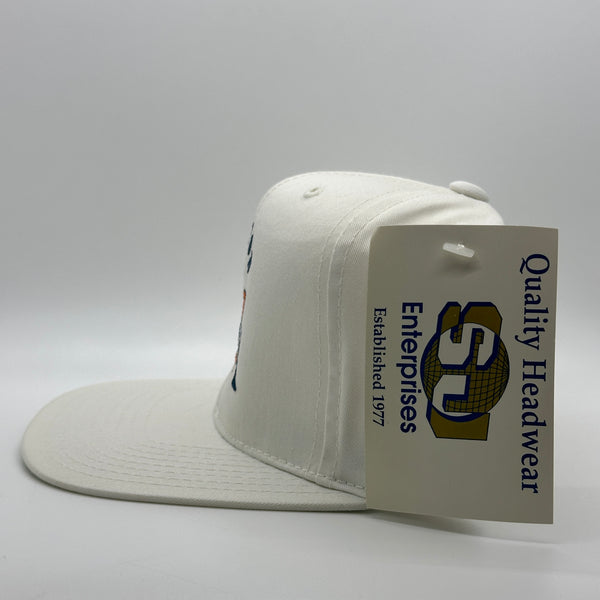 White Houston Colt .45s MLB Twill Custom Snapback