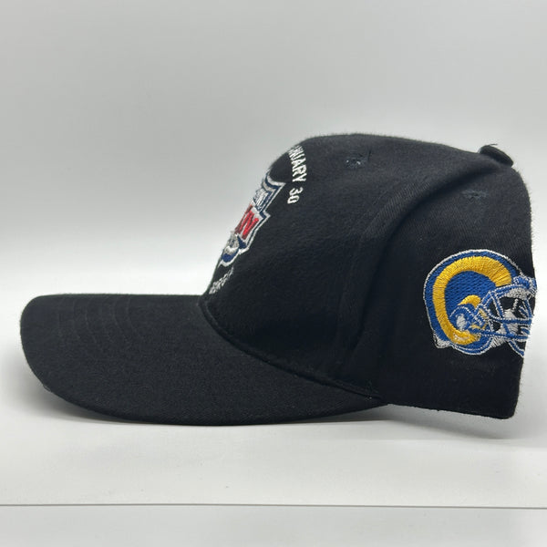 Black Wool Super Bowl XXXIV 34 St. Louis Rams NFL Snapback