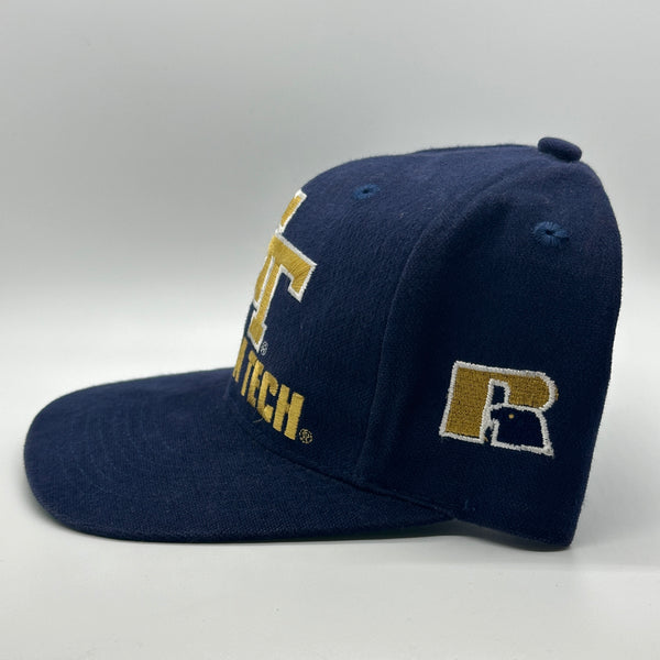 Georgia Tech University Russell Athletics Strapback