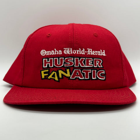 1990s Omaha World-Herald University Of Nebraska Husker Fanatic Snapback