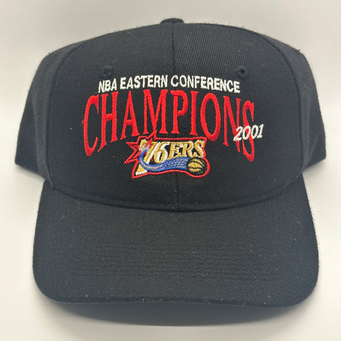 2001 NBA Eastern Conference Champions Philadelphia 76ers Snapback