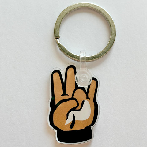 Cougar Paw University of Houston Keychain