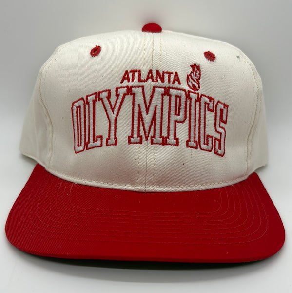 Red/Cream White Youngan Twill 90s 1996 Atlanta Summer Olympics Arch Snapback