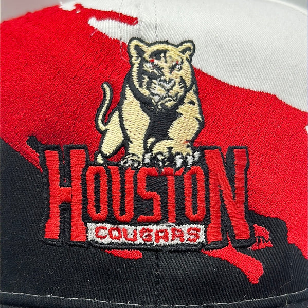 1996-2000 University of Houston Cougar Logo Splash Snapback