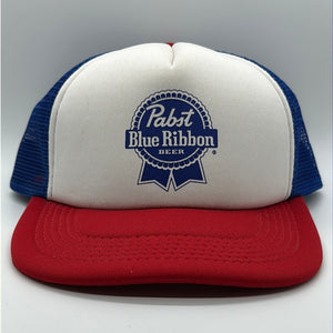 Pabst Blue Ribbon Beer Trucker Snapback