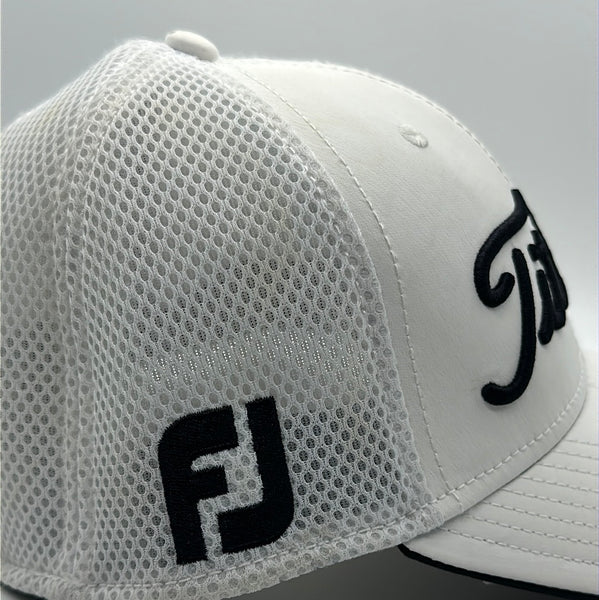 White Titleist FJ Pro V1 Fitted Hat