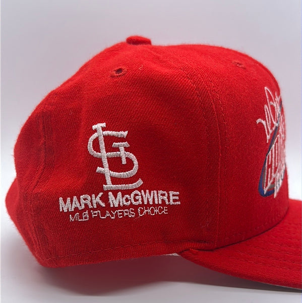 Red New Era Wool MLB Home Run Record 62 Mark McGuire 90s Snapback