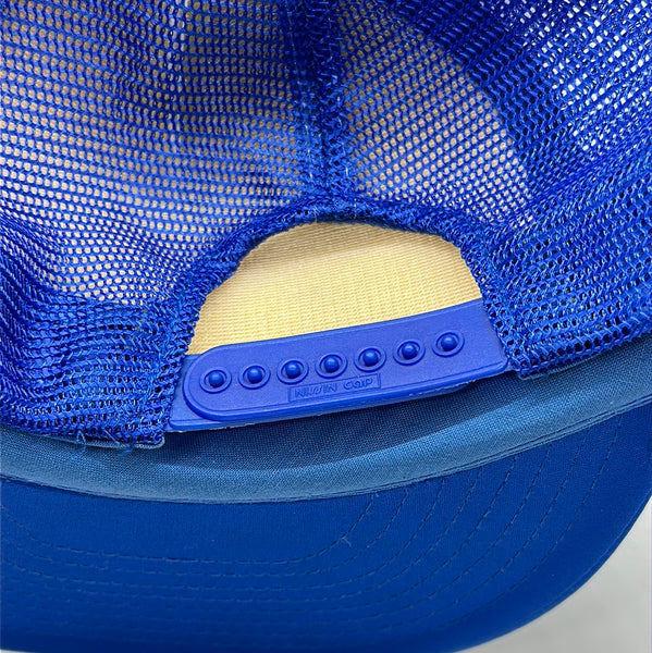 Las Vegas Foam Blue White Trucker Snapback