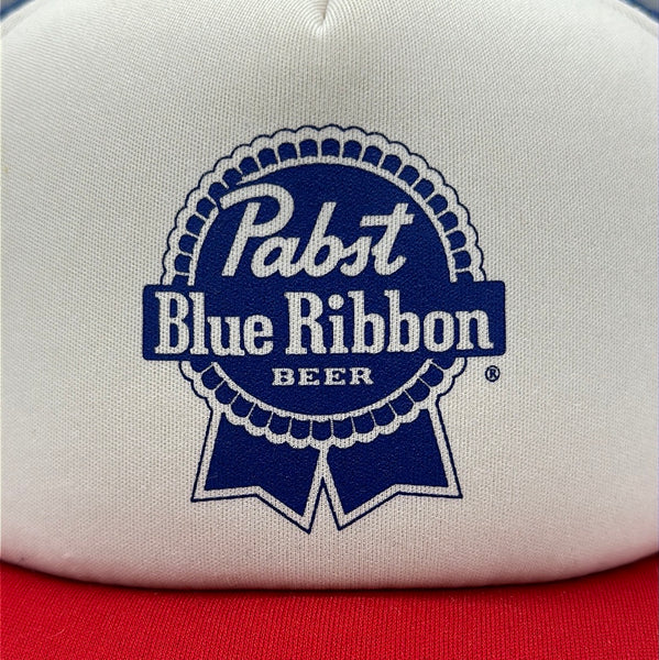 Pabst Blue Ribbon Beer Trucker Snapback